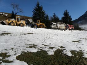 FF Abtenau - LKW Bergung Sonnleitn Straße