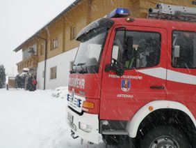 Brandeinsatz Selche von der FF Abtenau