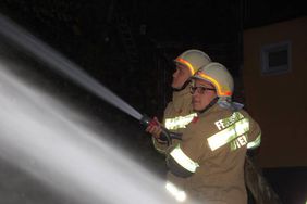 Umfassender Löschangriff mit HD-Rohr