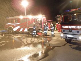 Chlorgasaustrittübung der FF Abtenau
