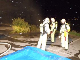 Chlorgasaustrittübung der FF Abtenau