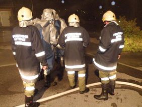 Chlorgasaustrittübung der FF Abtenau