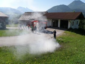 Brandeinsatz der Freiwilligen Feuerwehr Abtenau