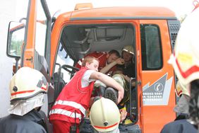 FF Abtenau - technische Übung mit Rettung