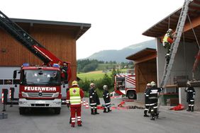 FF Abtenau - technische Übung mit Rettung
