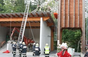 FF Abtenau - technische Übung mit Rettung