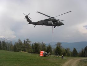 Befüllen des Löschwasserbehälters