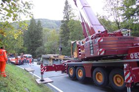 Einsatz Feuerwehr Abtenau VU mit Brecher Voglauberg