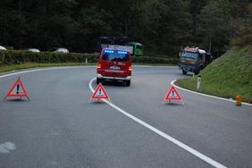 Einsatz Feuerwehr Abtenau VU mit Brecher Voglauberg