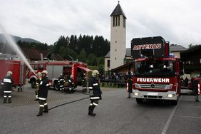 Brandübung VS Lungötz der Freiwilligen Feuerwehr Abtenau