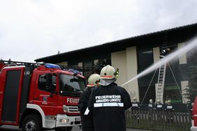 Brandübung VS Lungötz der Freiwilligen Feuerwehr Abtenau