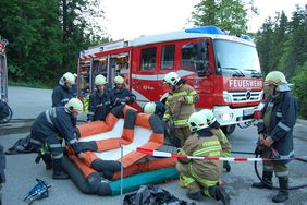Aufbau Dekoplatz