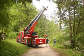 Gemeinschaftsübung Rotes Kreuz, LZ Voglau und FF Adnet