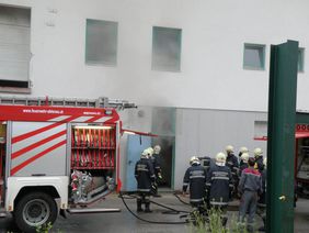 Schaltanlagenbrand Fa. Winkler Holz