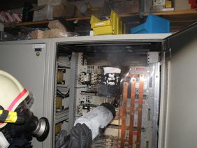 Löscheinsatz der FF Abtenau bei FA. Winkler Holz