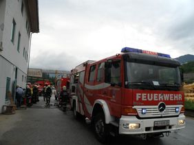 Löscheinsatz der FF Abtenau bei FA. Winkler Holz