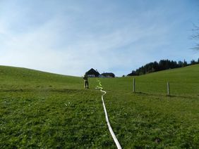 Einsatzübung beim Unterlehengut der FF Abtenau