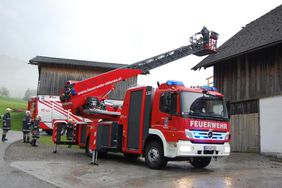 Einsatz FF Abtenau nach Sturmschaden Ortsteil Salfelden