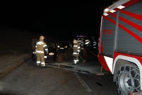 FF Abtenau - Ölbindung nach Verkehrsunfall