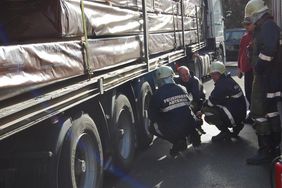 Brandeinsatz Freiwillige Feuerwehr Abtenau auf B166