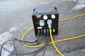 Verteilerkasten für Notstromeinspeisung