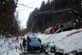Feuerwehr Abtenau Einsatz Verkehrsunfall