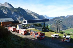 Einsatz Feuerwehr Abtenau - Brandverdacht Karkogelhütte