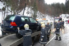 Feuerwehr Abtenau Einsatz Verkehrsunfall