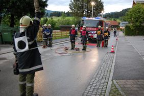 während der Leistungsprüfung