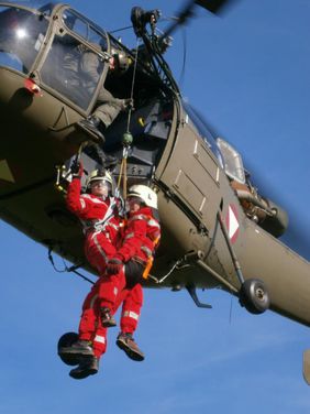 Flughelferschulung der Freiwilligen Feuerwehr Abtenau