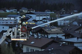 Feuerwehrübung bei der HS Abtenau