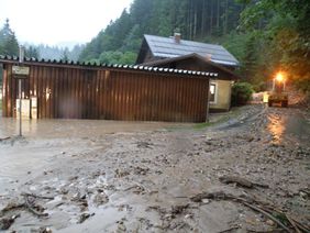 Einsätze nach Unwetter der FF Abtenau