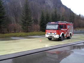 LKW-Fahrsicherheitstraining 2012 der FF Abtenau