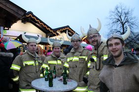 FF Abtenau beim Faschingsumzug
