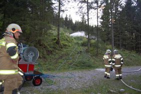 Waldbrandübung Freiwillige Feuerwehr Abtenau und Kuchl