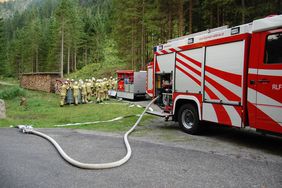 Freiwillige Feuerwehr Abtenau Zug 1 - Übung Waldbrand