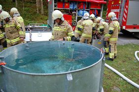 Waldbrandübung Freiwillige Feuerwehr Abtenau und Kuchl