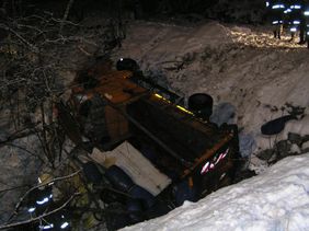 Einsatz der FF Abtenau bei Verkehrsunfall auf B166