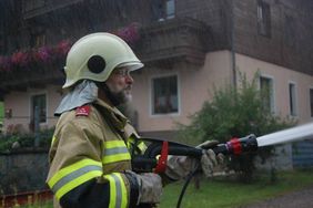 Gemeinschaftsübung Feuerwehr Russbach und Abtenau