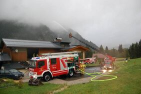 Gemeinschaftsübung FF Russbach und Abtenau - Oberdistelhof