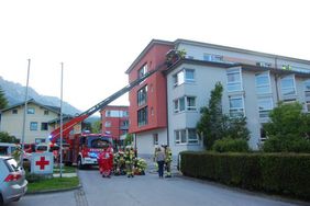 Einsatzübung Krankenhaus und Seniorenheim Abtenau der Feuerwehr