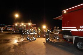 FF Abtenau Löscheinsatz Grossbrand Fa. Weinberger Holz