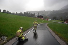 Gemeinschaftsübung Freiwillige Feuerwehr Russbach und Abtenau