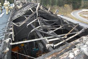 FF Abtenau Löscheinsatz Grossbrand Fa. Weinberger Holz