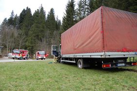 Freiwillige Feuerwehr Abtenau LKW-Bergung Lammerweg