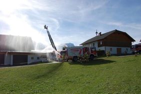 Einsatzübung der FF Abtenau - Unterlehengut