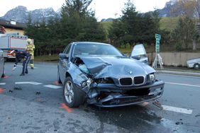 Einsatz Feuerwehr Abtenau Verkehrsunfal Lagerhauskreuzung