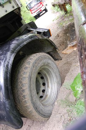 Einsatz Feuerwehr Abtenau - LKW-Bergung