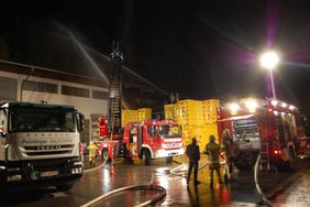 Brandübung Zug 1 Feuerwehr Abtenau - Fa. Pointinger