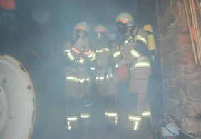 Brandübung der Freiwilligen Feuerwehr Abtenau